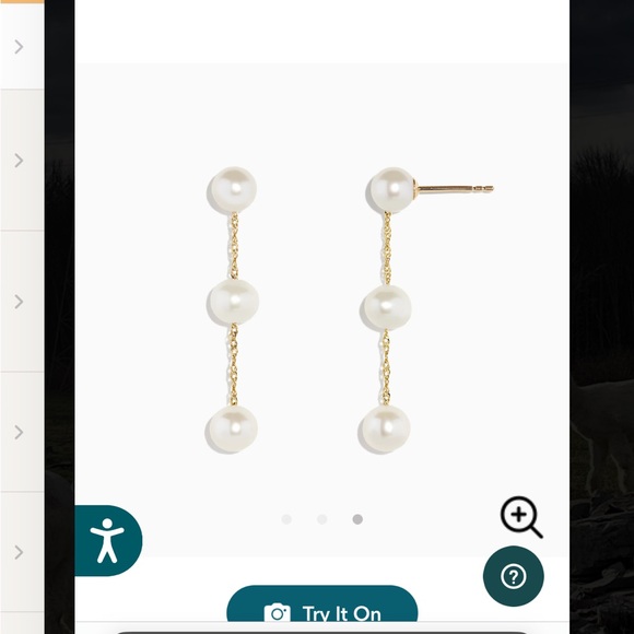 Effy 14K Yellow Gold Cultured Fresh Water Pearl Drop Earrings - Picture 4 of 5